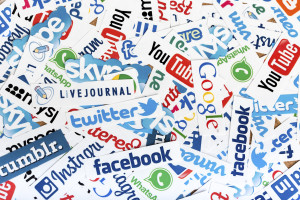 Social media website logos