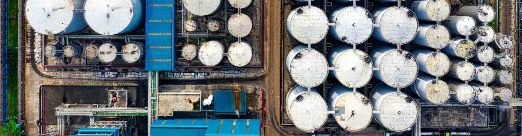 Aerial view of Louisiana refinery